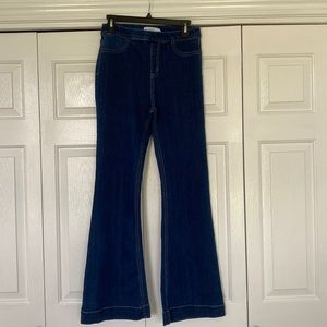 Cello Flare leg Dark Blue Jeans